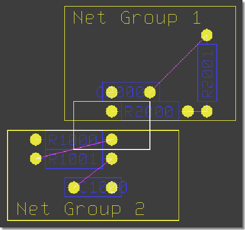 BAE Version 5.4: HighEnd - Minimum Distance Check between Net Groups