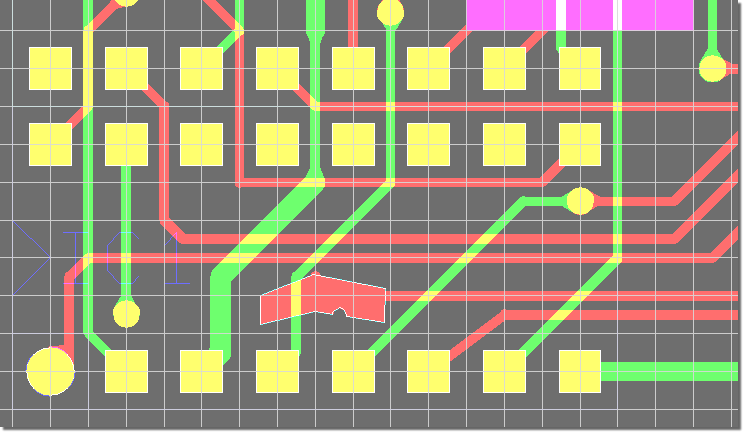 BAE Version 7.2: Layouteditor: Liniendarstellung für Hintergrundraster